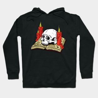 Magic Spellbook Skull Hoodie